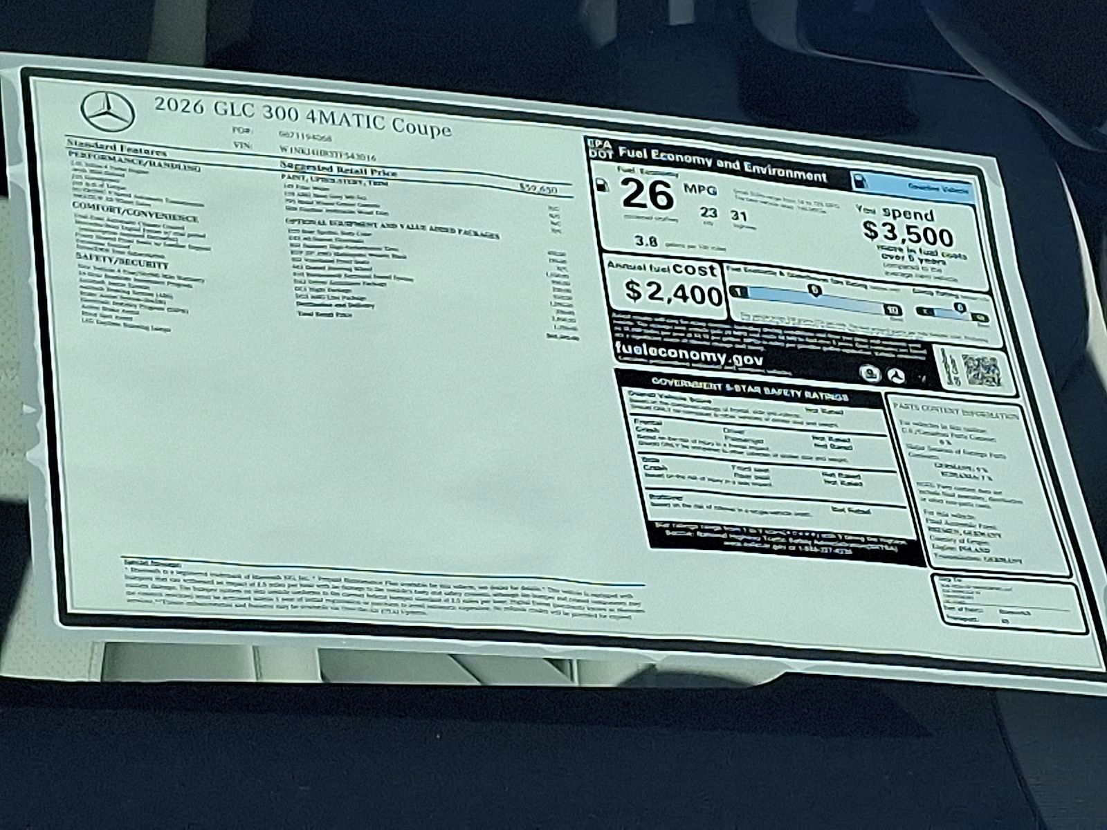 New 2026 Mercedes-Benz GLC 300 4MATIC image 19