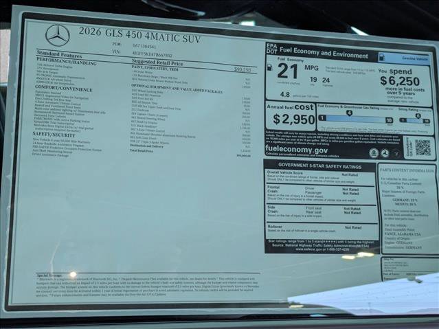 New 2026 Mercedes-Benz GLS 450 4MATIC image 19