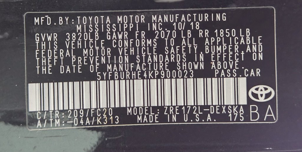 Used 2019 Toyota Corolla SE FWD image 33