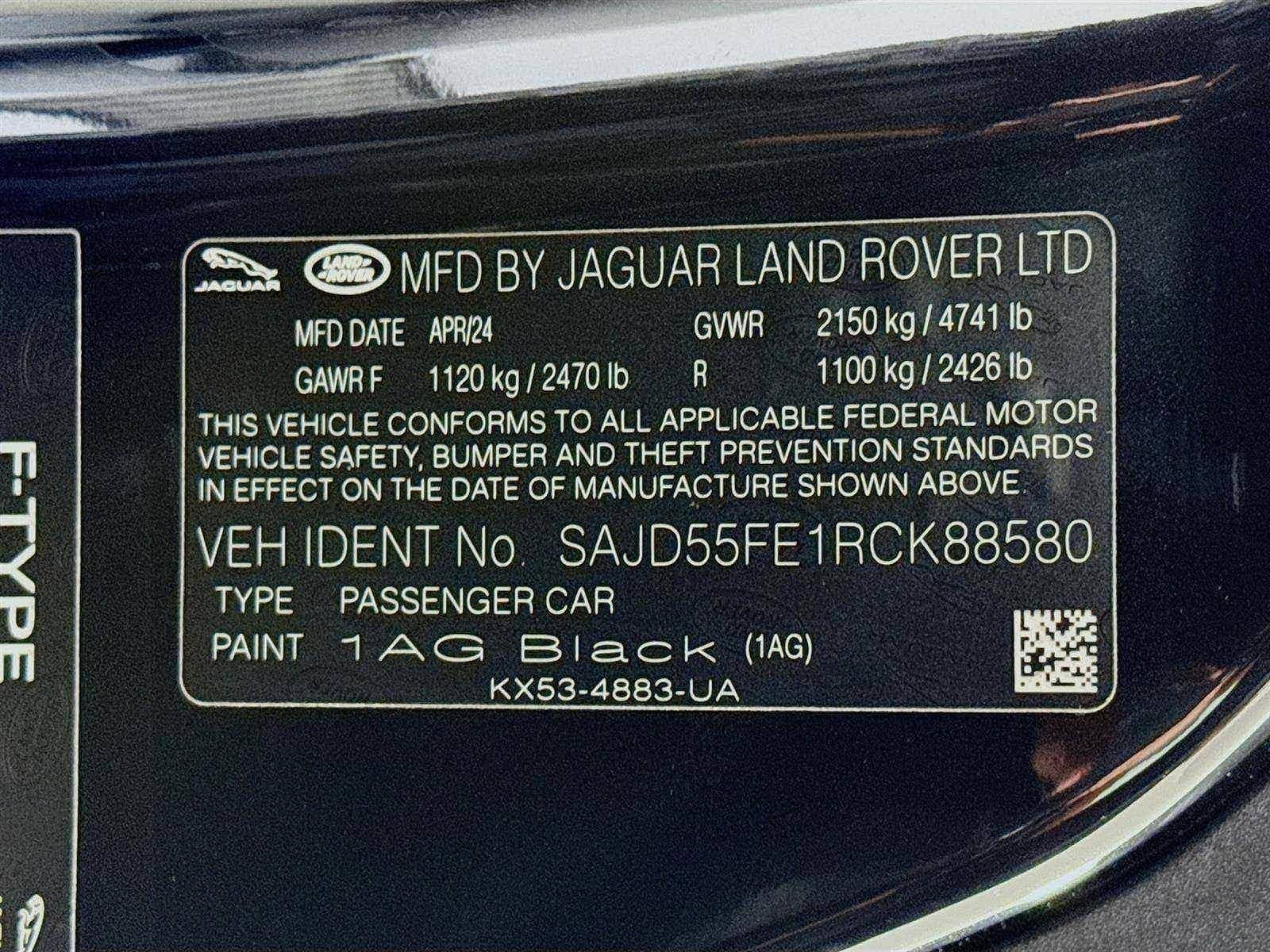 New 2024 Jaguar F-TYPE R AWD/4WD image 27