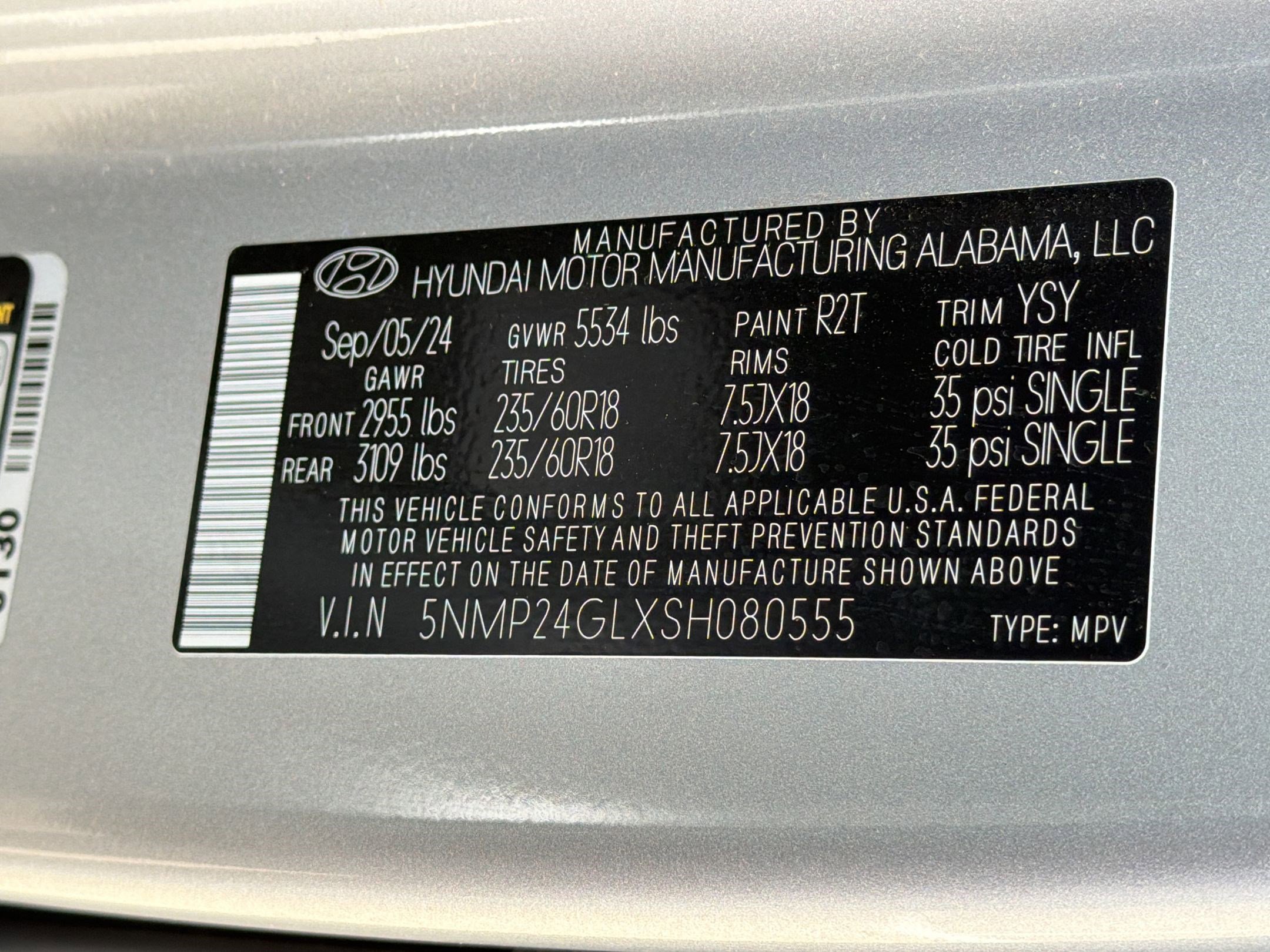 Certified 2025 Hyundai Santa Fe SEL image 20