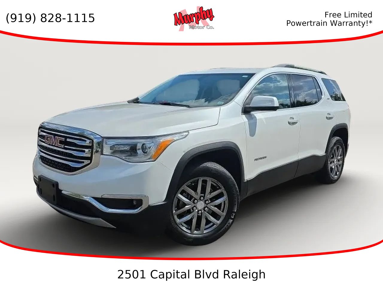 Used 2017 GMC Acadia SLT w/ LPO, Floor Liner Package FWD image 1