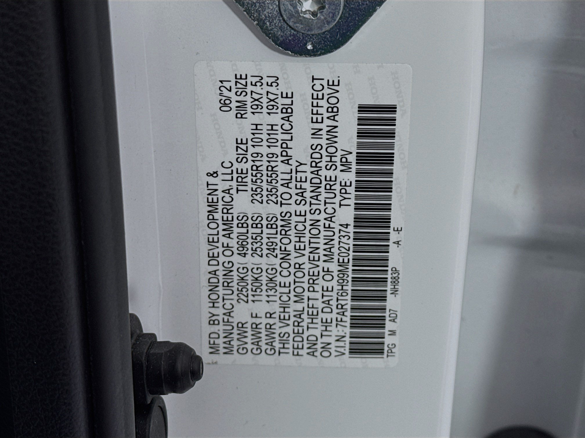 Certified 2021 Honda CR-V Touring image 33