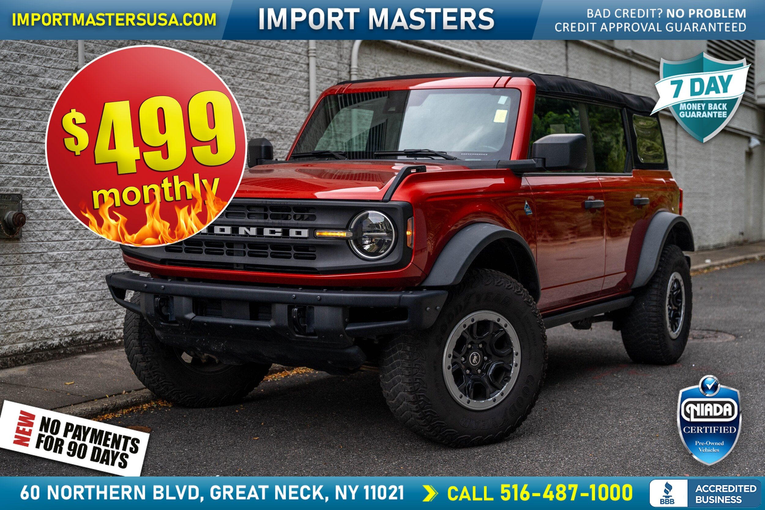 Used 2023 Ford Bronco Black Diamond w/ Sasquatch Package