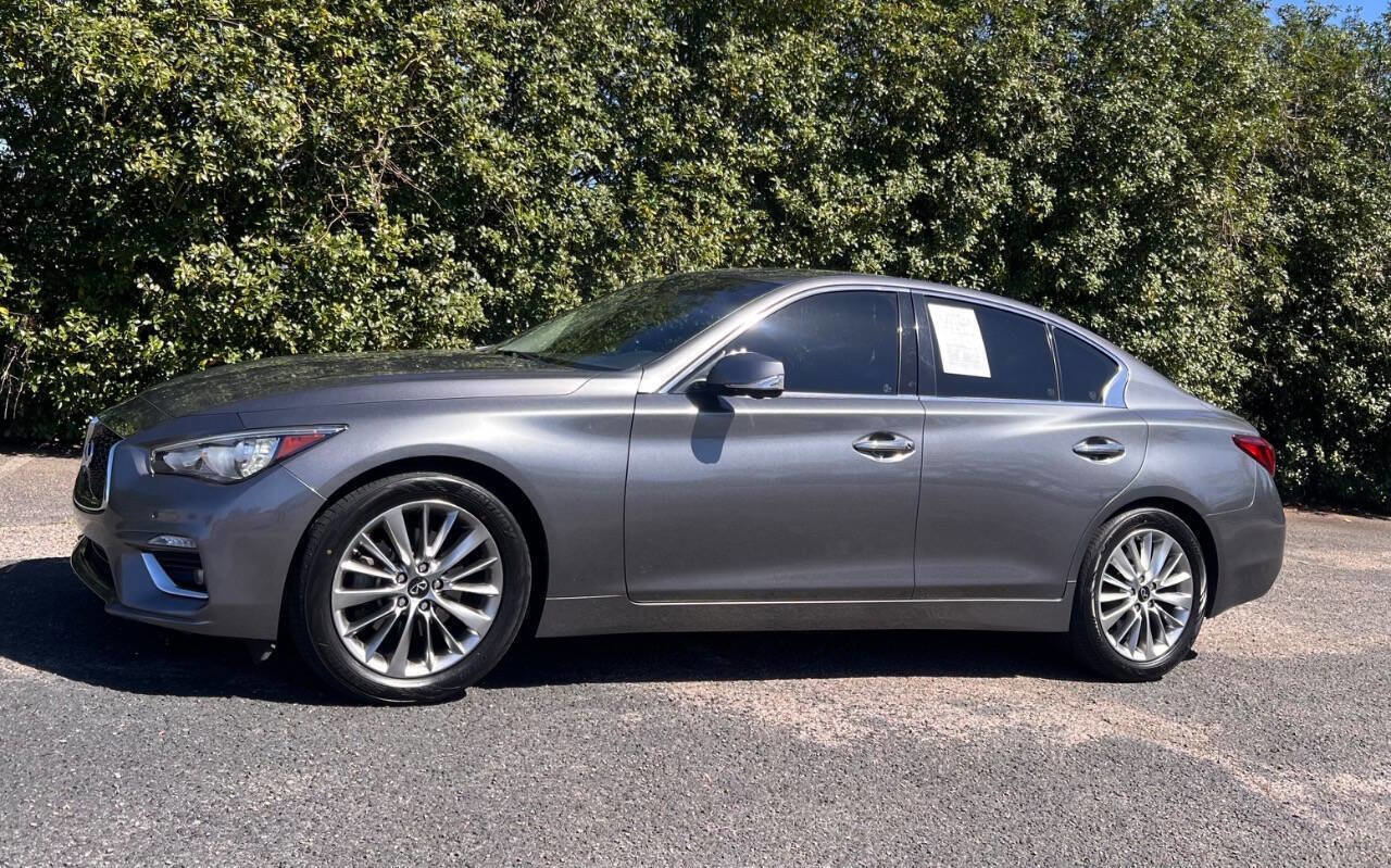 Used 2021 INFINITI Q50 Luxe RWD image 3