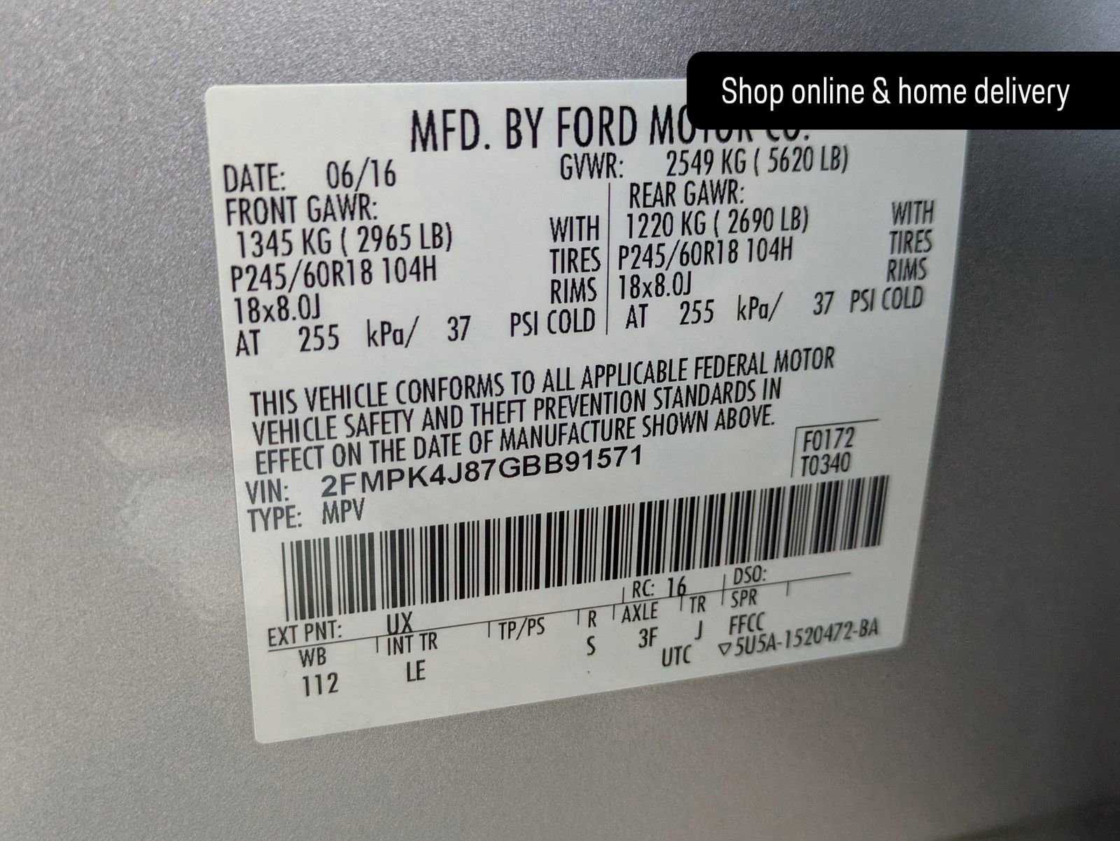 Used 2016 Ford Edge SEL w/ Equipment Group 201A image 17