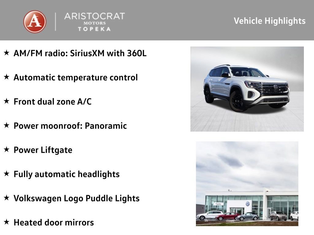 New 2026 Volkswagen Atlas Peak Edition AWD/4WD image 2