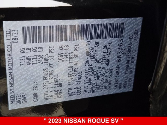 Certified 2023 Nissan Rogue SV w/ SV Premium B Package AWD/4WD image 41