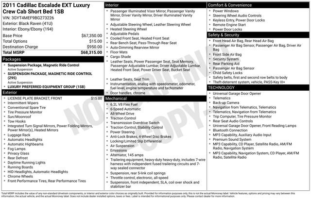 Used 2011 Cadillac Escalade EXT Luxury AWD/4WD image 37
