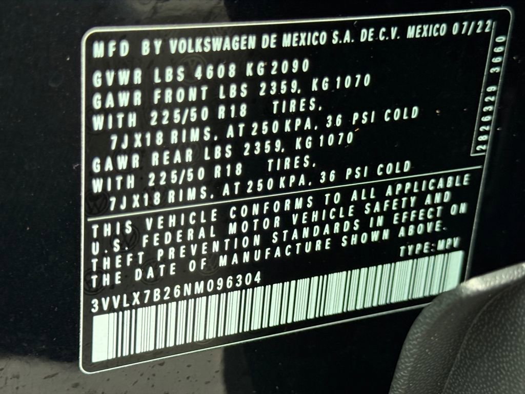 Used 2022 Volkswagen Taos SE image 28