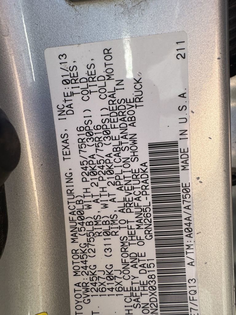 Used 2013 Toyota Tacoma PreRunner w/ SR5 Pkg image 29