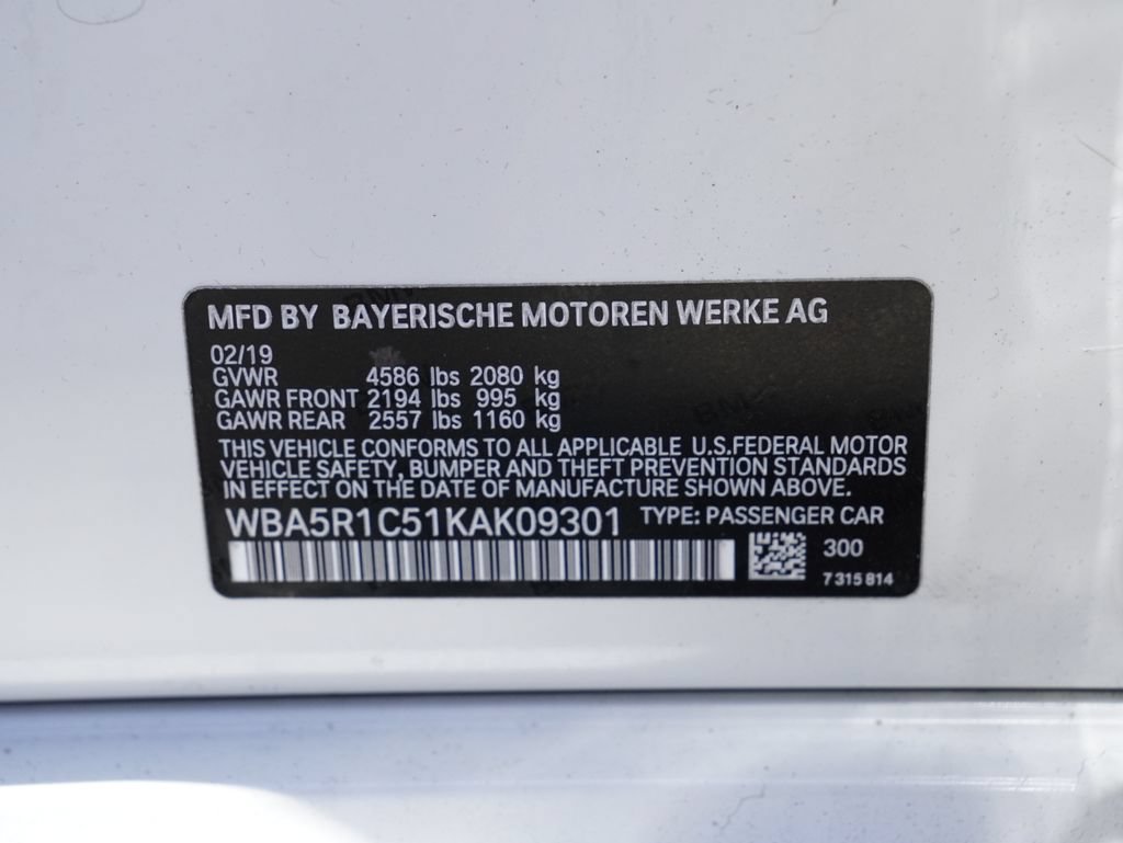 Used 2019 BMW 330i Sedan w/ Driving Assistance Package RWD image 37