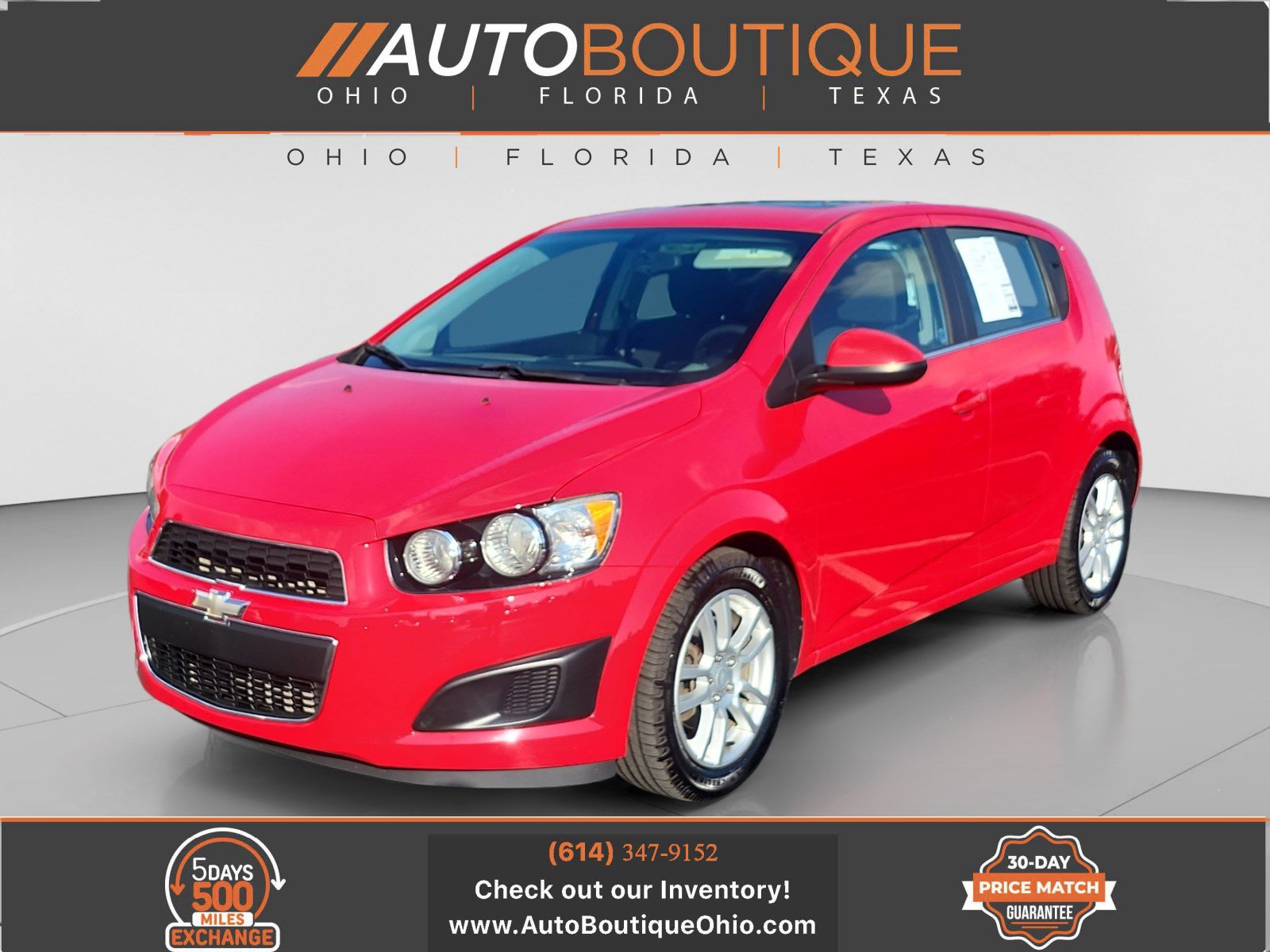 Used 2015 Chevrolet Sonic LT w/ Fun and Sun Package FWD image 1