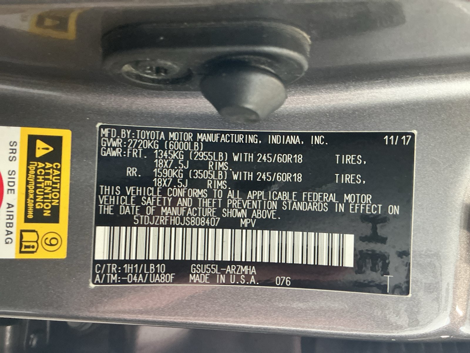 Used 2018 Toyota Highlander XLE AWD/4WD image 21