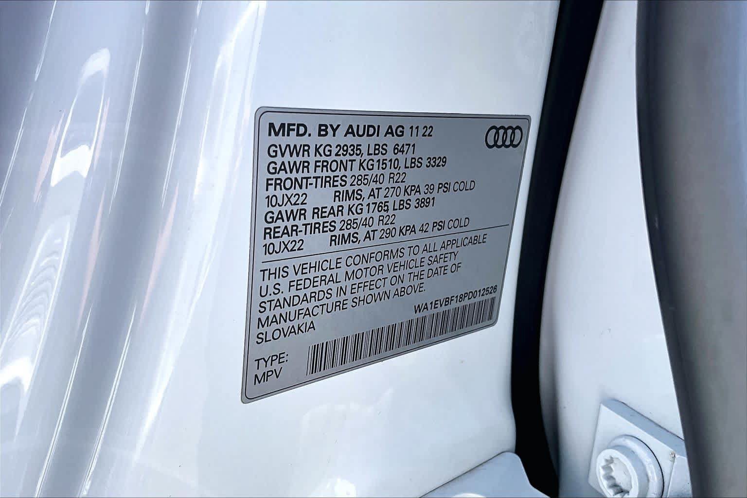 Used 2023 Audi Q8 Premium Plus w/ Premium Plus Package AWD/4WD image 35