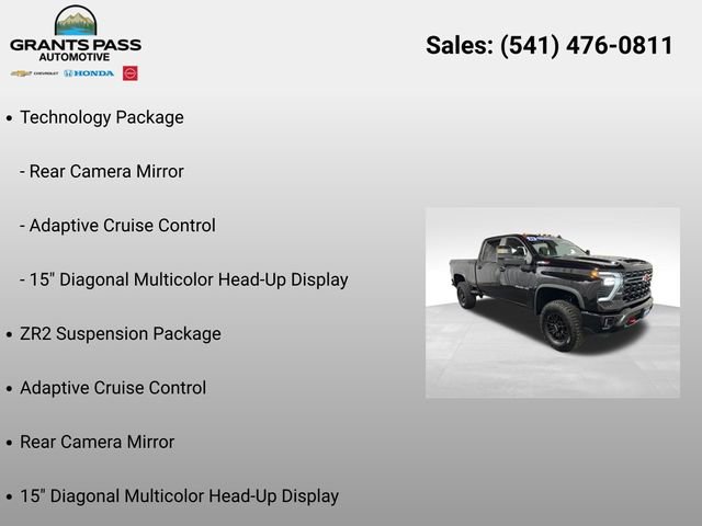 Used 2025 Chevrolet Silverado 2500 ZR2 w/ Technology Package image 6