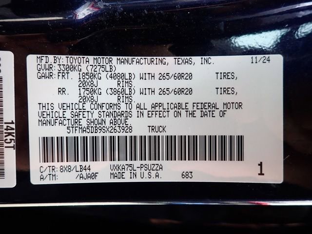 Used 2025 Toyota Tundra 1794 Edition AWD/4WD image 22