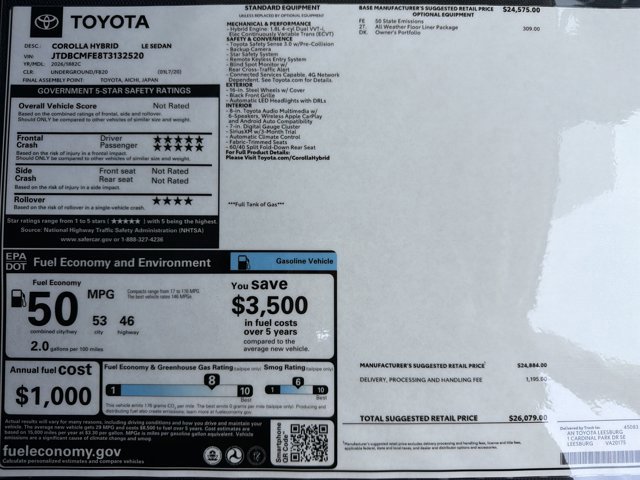 New 2026 Toyota Corolla LE image 24