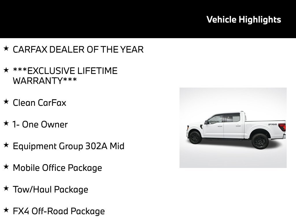 Used 2025 Ford F150 XLT w/ Equipment Group 302A MID AWD/4WD image 5