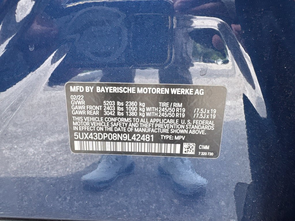 Used 2022 BMW X3 sDrive30i w/ Premium Package 2 RWD image 14