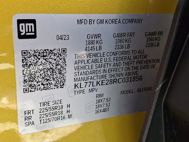 Used 2024 Chevrolet Trax ACTIV w/ Sunroof Package FWD image 27