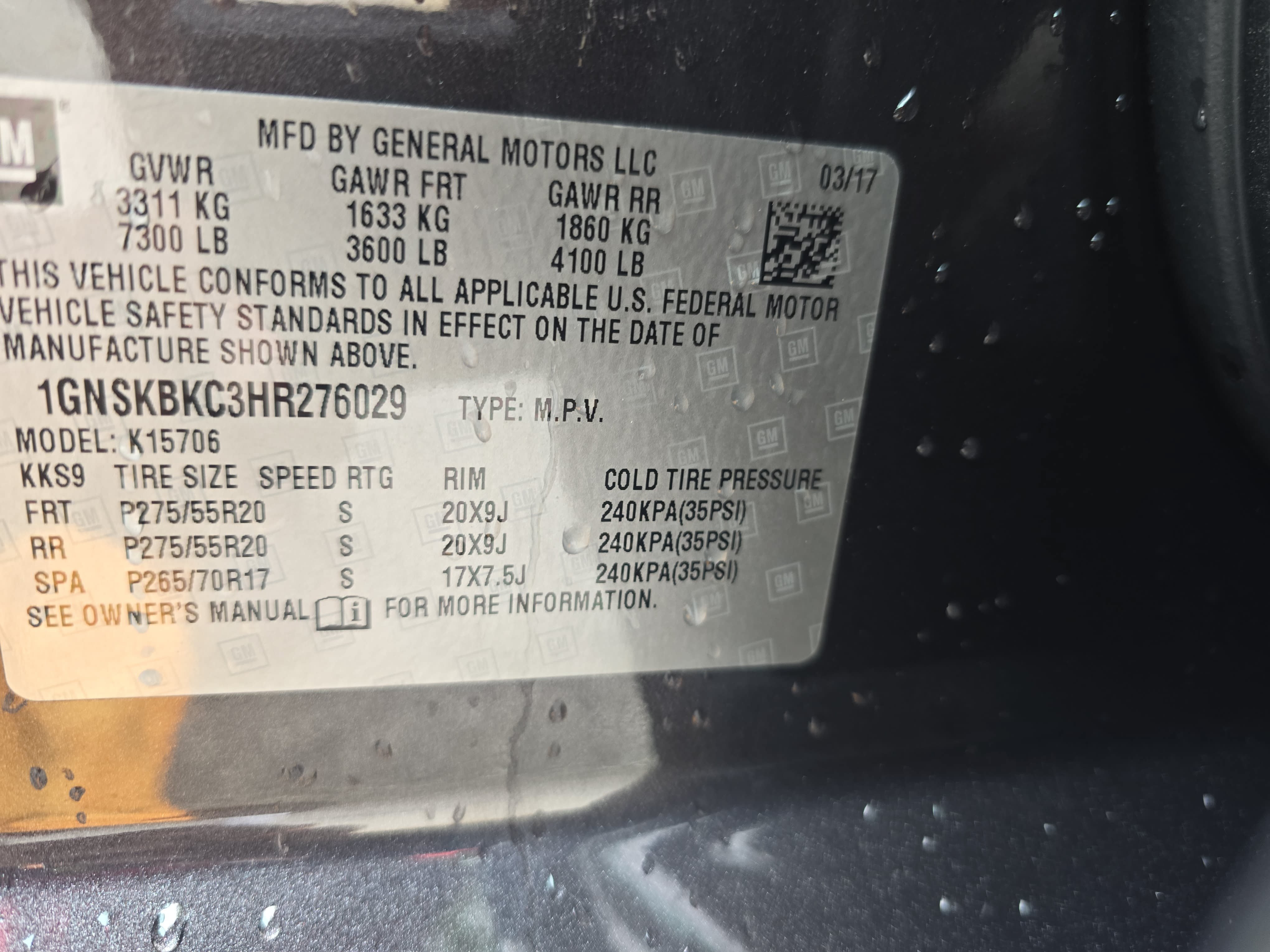 Used 2017 Chevrolet Tahoe LT AWD/4WD image 32