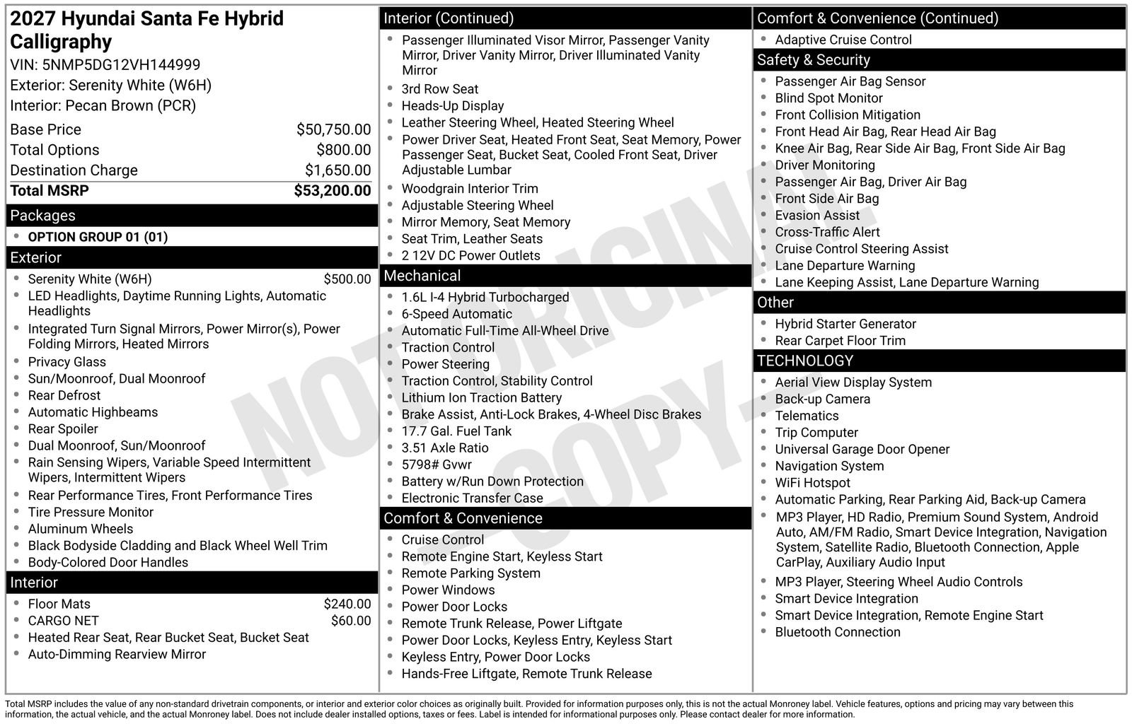 New 2027 Hyundai Santa Fe Calligraphy AWD/4WD image 18