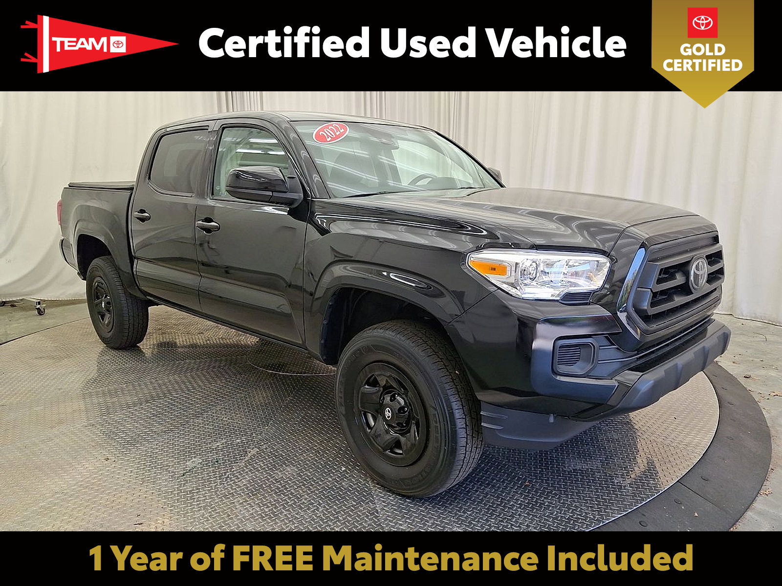 Certified 2022 Toyota Tacoma SR AWD/4WD image 1