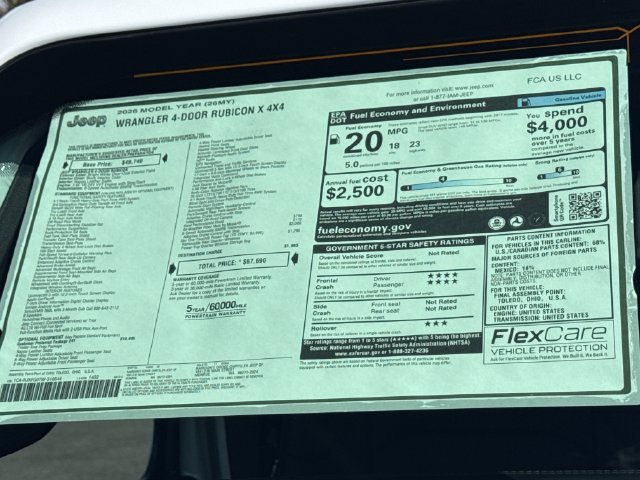 New 2026 Jeep Wrangler Unlimited Rubicon AWD/4WD image 29