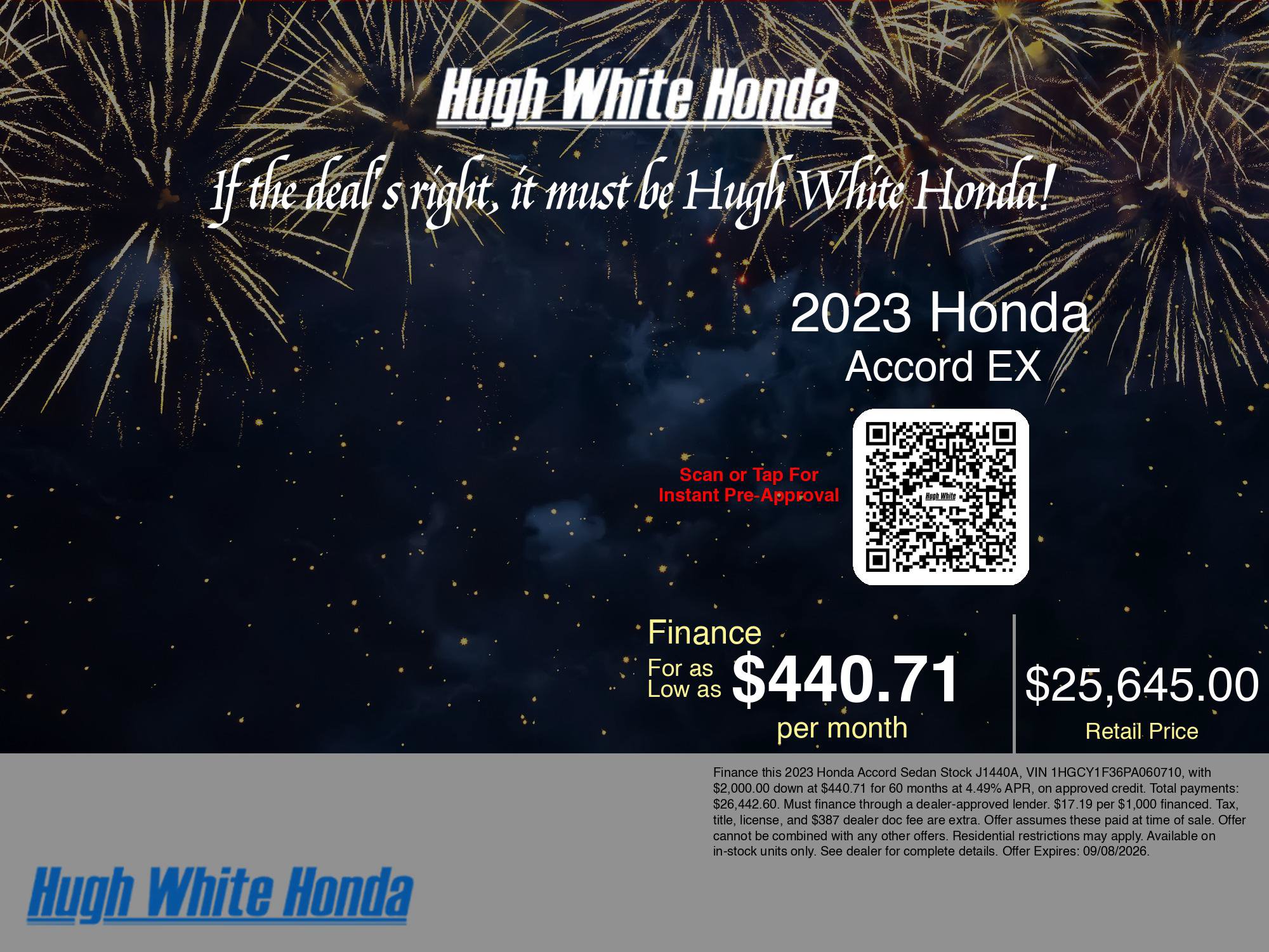 Used 2023 Honda Accord EX image 3