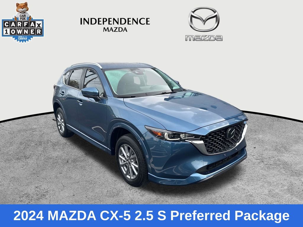 Used 2024 MAZDA CX-5 AWD 2.5 S w/ Preferred Package image 1