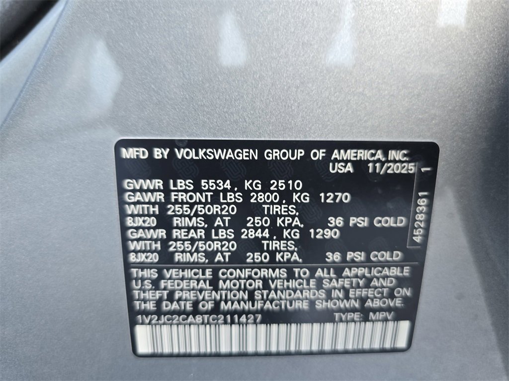 New 2026 Volkswagen Atlas Cross Sport SE image 31