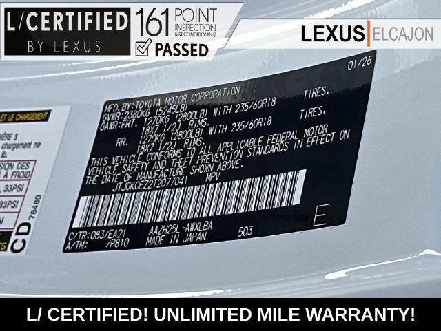 Certified 2026 Lexus NX 350h AWD w/ Accessory Package (2T) image 36
