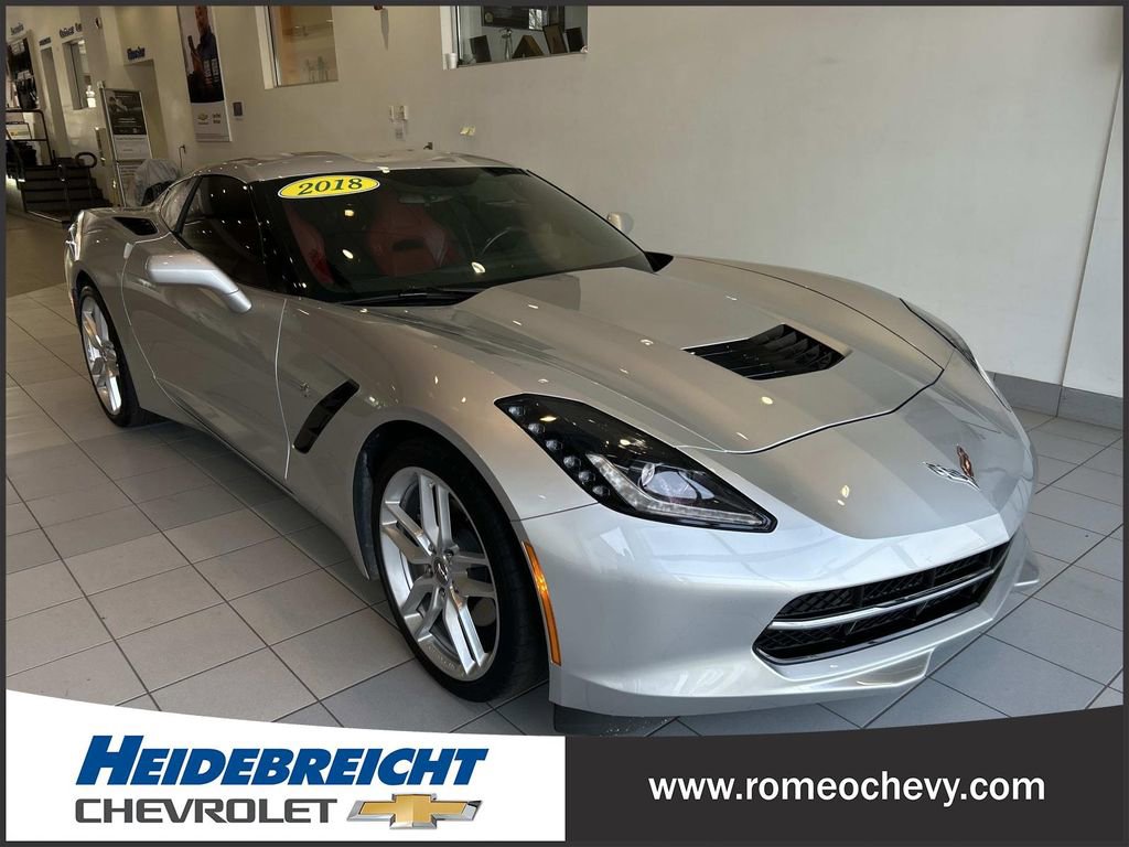 Used 2018 Chevrolet Corvette Stingray Coupe w/ 1LT RWD image 1