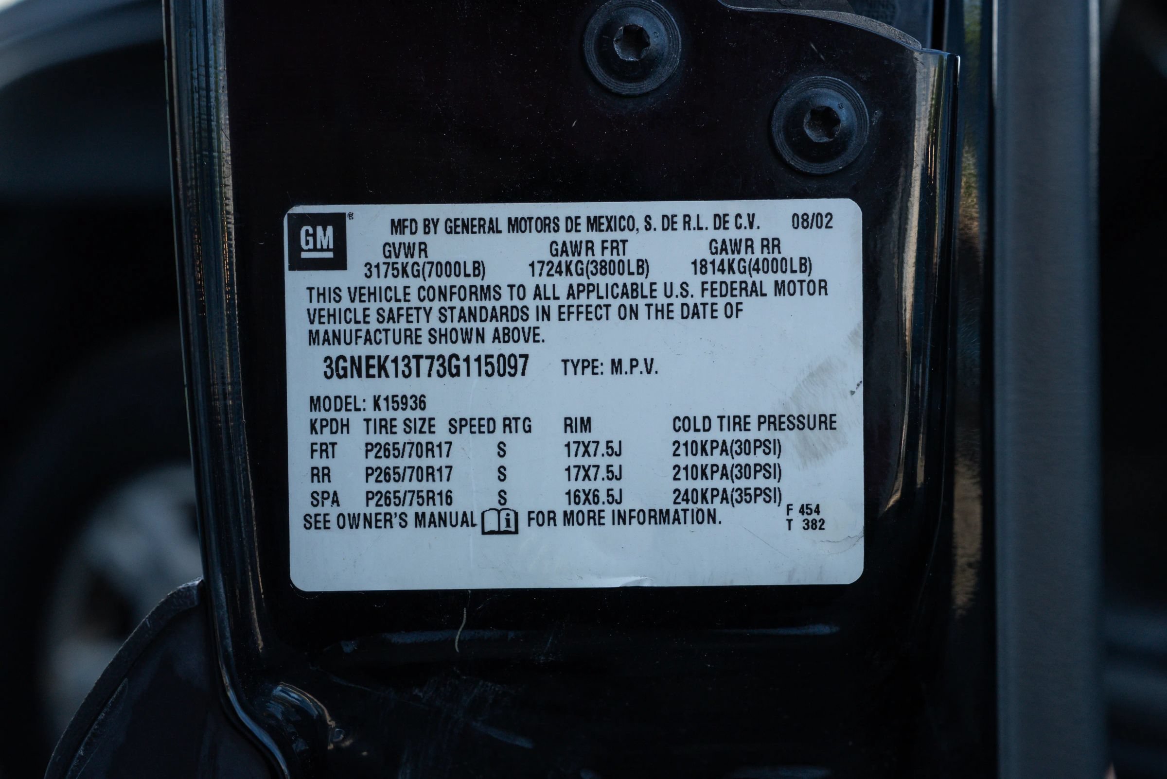 Used 2003 Chevrolet Avalanche 4x4 w/ Suspension Package, Off-Road image 26