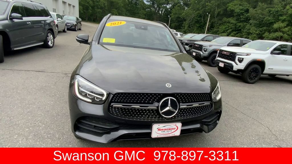 Used 2021 Mercedes-Benz GLC 300 4MATIC w/ AMG Line image 3
