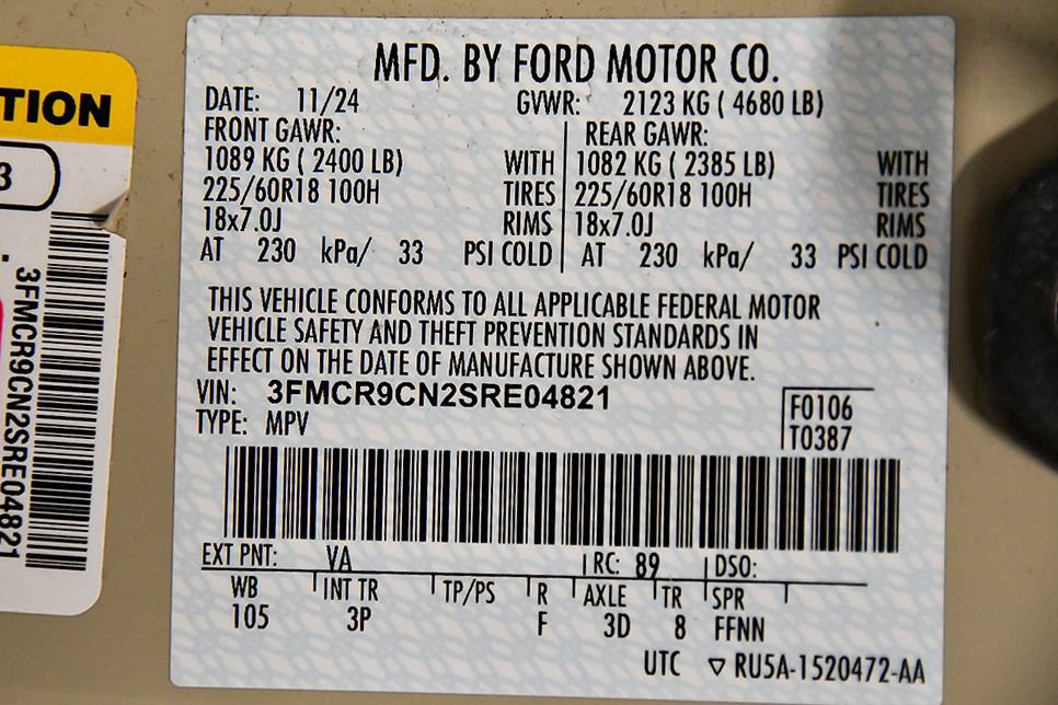 Used 2025 Ford Bronco Sport Outer Banks w/ Outer Banks Tech Package+ AWD/4WD image 14