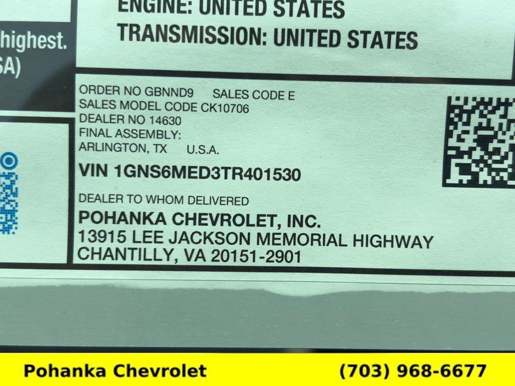 New 2026 Chevrolet Tahoe LS w/ LPO, Dark Essentials Package AWD/4WD image 32