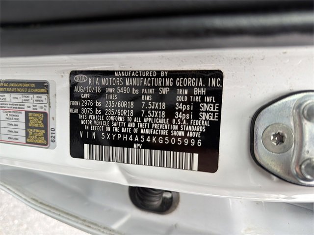 Used 2019 Kia Sorento EX image 32