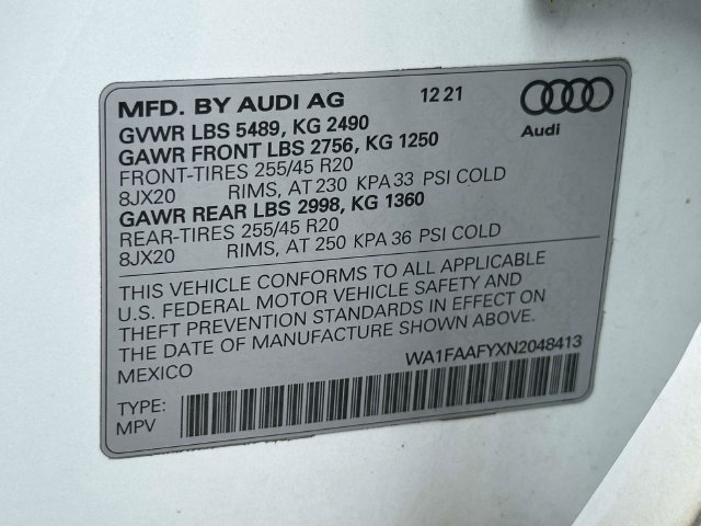 Used 2022 Audi Q5 2.0T Prestige AWD/4WD image 27
