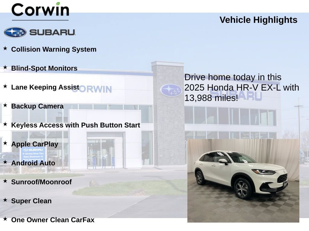 Used 2025 Honda HR-V EX-L image 6