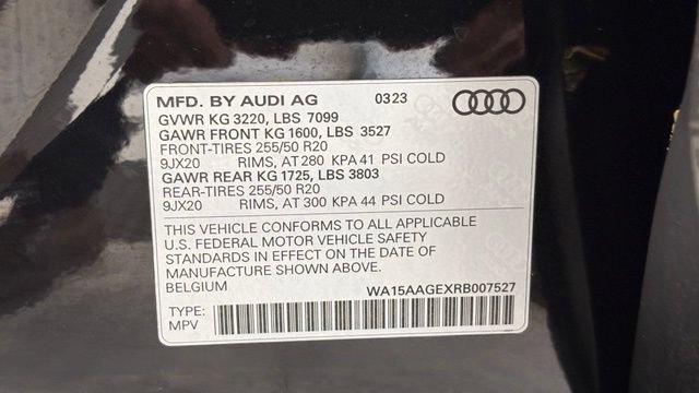 Used 2024 Audi Q8 e-tron Premium Plus w/ Premium Plus Package AWD/4WD image 50
