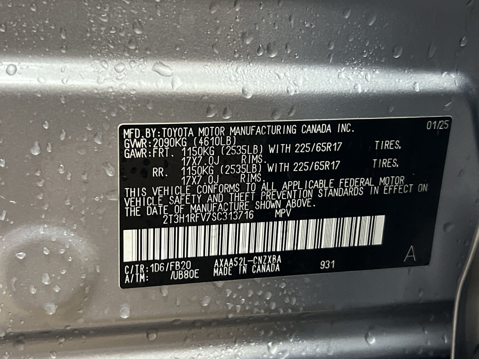 Used 2025 Toyota RAV4 LE FWD image 28