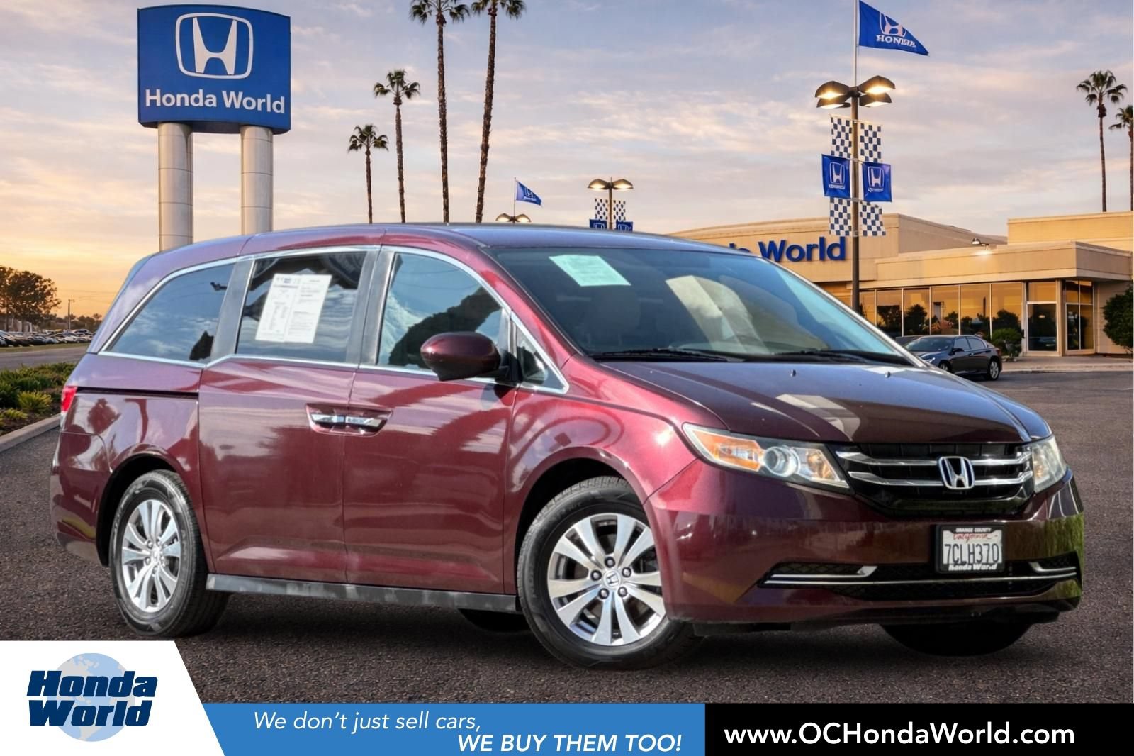 Used 2014 Honda Odyssey EX image 1