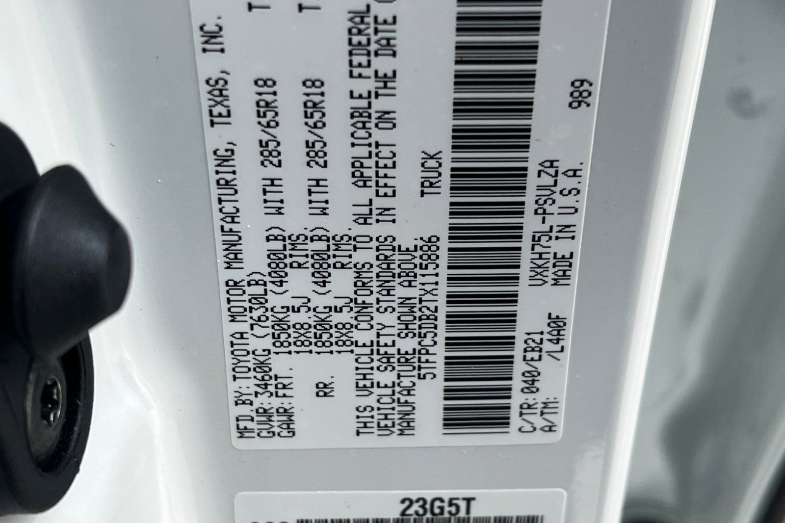 New 2026 Toyota Tundra TRD Pro image 21