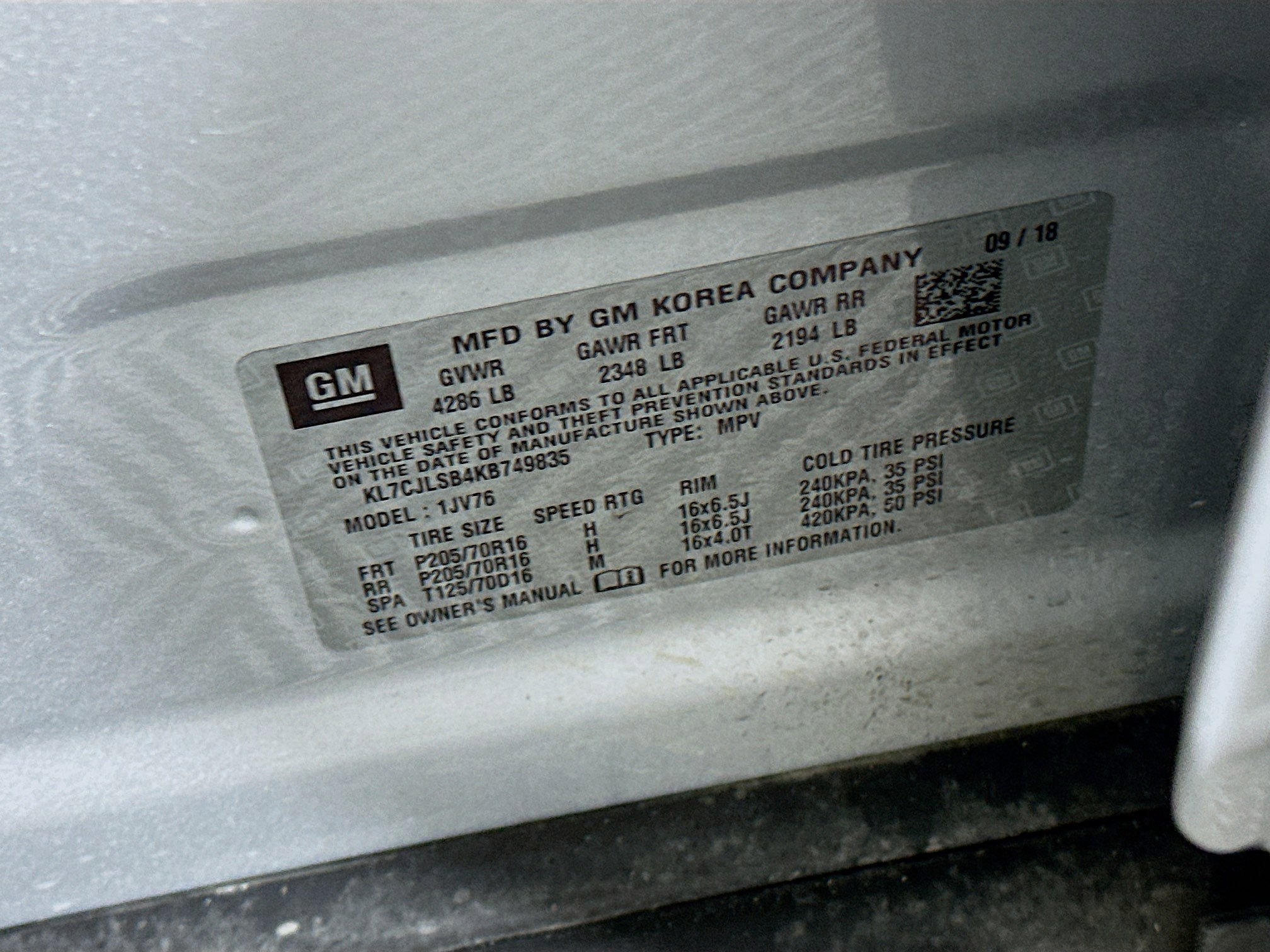 Used 2019 Chevrolet Trax LT w/ LT Convenience Package image 12