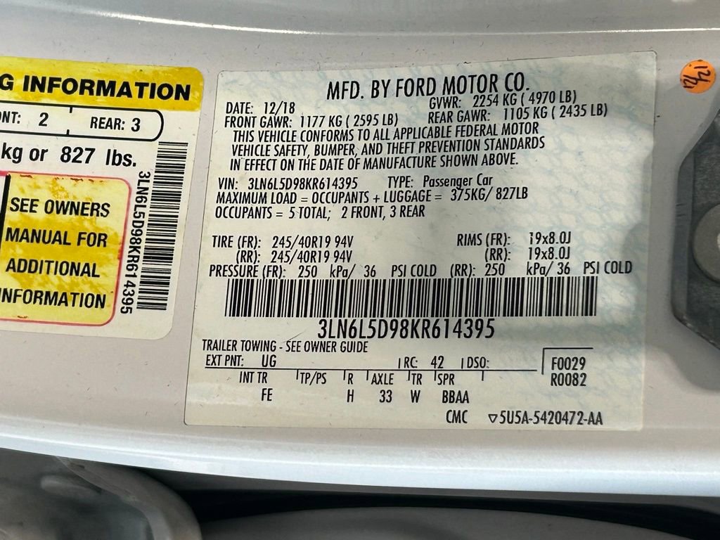 Used 2019 Lincoln MKZ Reserve w/ Reserve Plus Package image 60