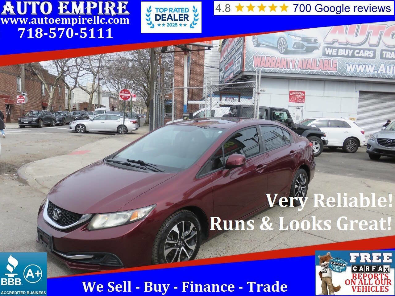 Used 2013 Honda Civic EX image 1
