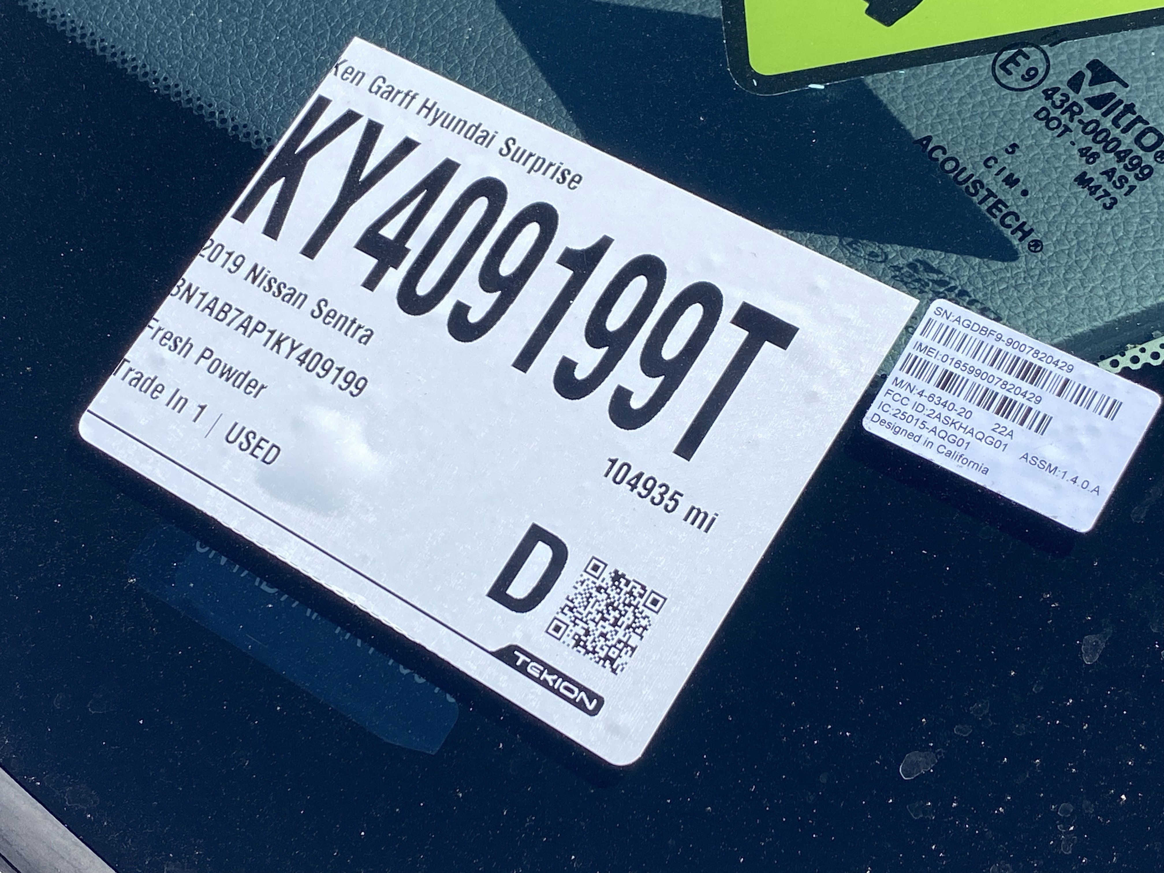 Used 2019 Nissan Sentra S FWD image 30