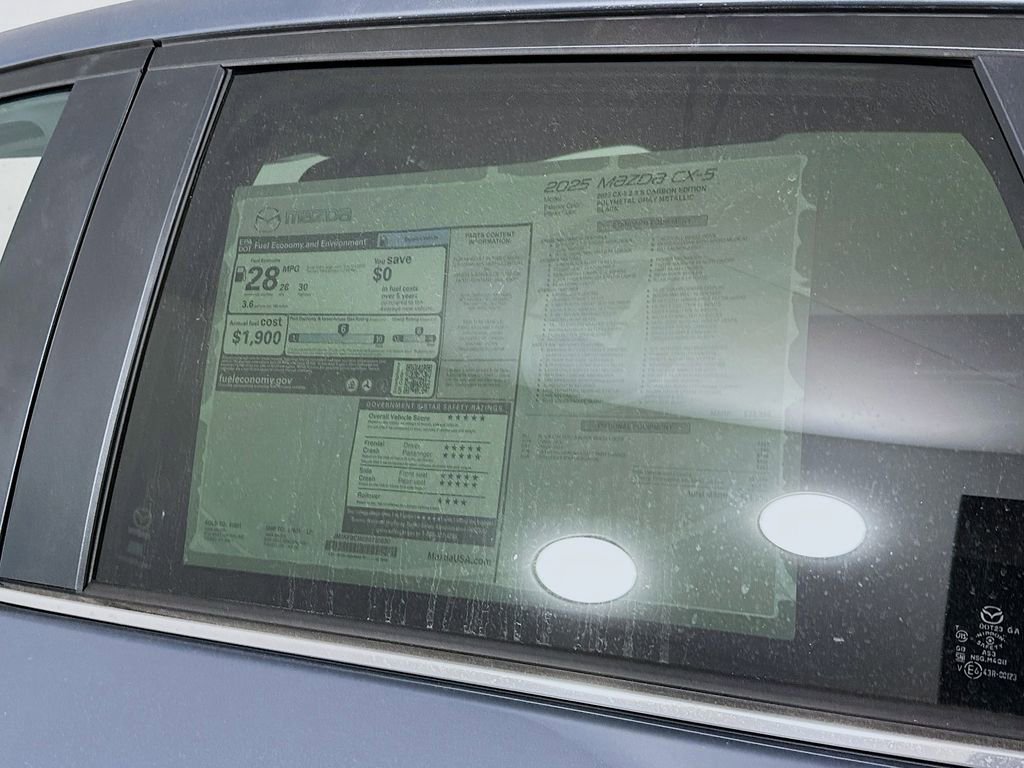 New 2025 MAZDA CX-5 Carbon Edition image 12